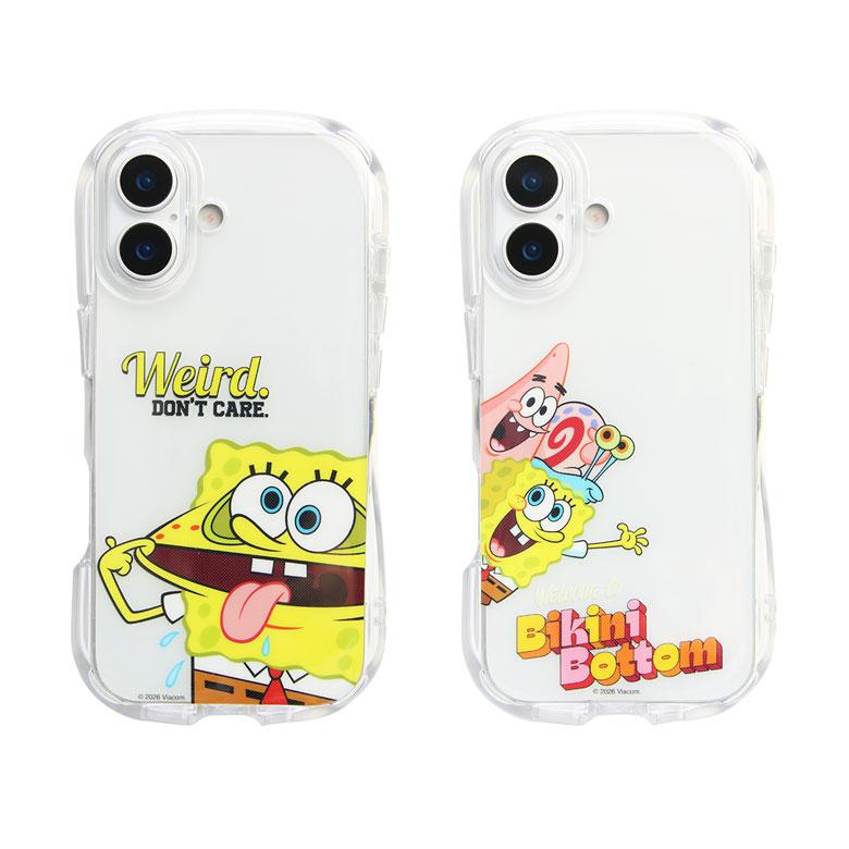 スポンジ・ボブ　iPhone 17 クリスタルクリアケース ソフトカバー iPhone17 アイフォン17　pspb-01 |  | 01