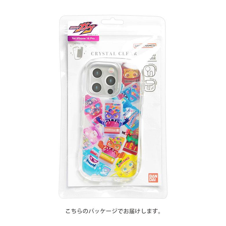 iPhone16Pro ケース 仮面ライダーガヴ クリスタルクリア ソフト iPhone16 pro アイフォン16 プロ アイフォン 耐衝撃 かわいい 透明  持ちやすい |  | 06