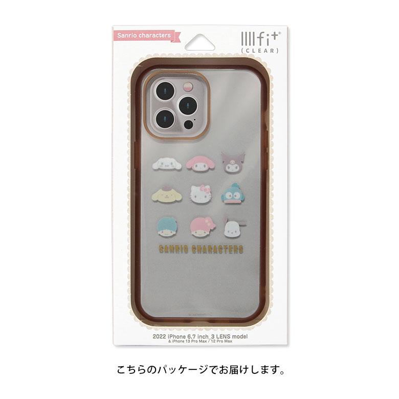 iPhone14Pro Max ケース サンリオキャラクターズ IIIIfit Clear クリア