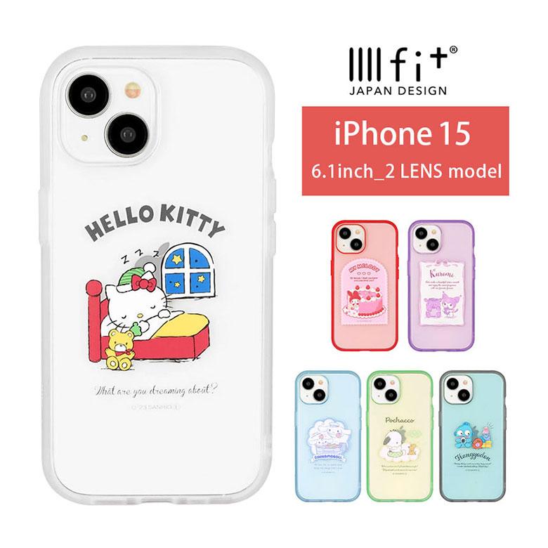 iPhone15 ケース サンリオ IIIIfit クリア 携帯ケース アイフォン15