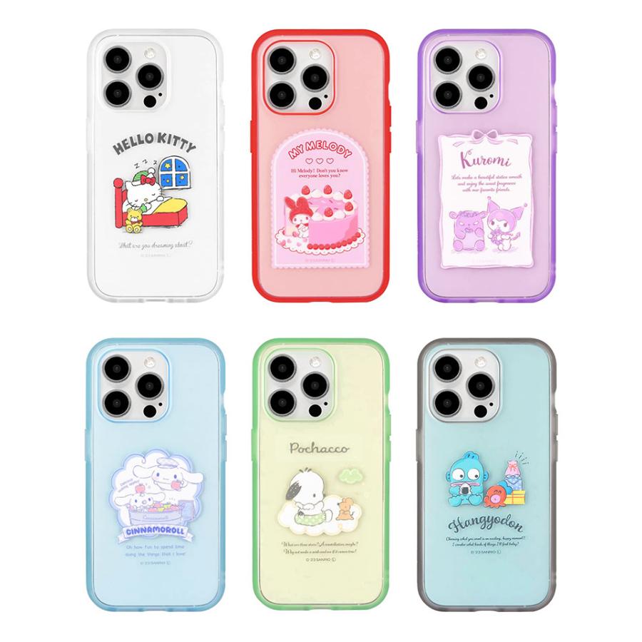 iPhone15Pro ケース サンリオ IIIIfit Clear クリア iPhone15 Pro
