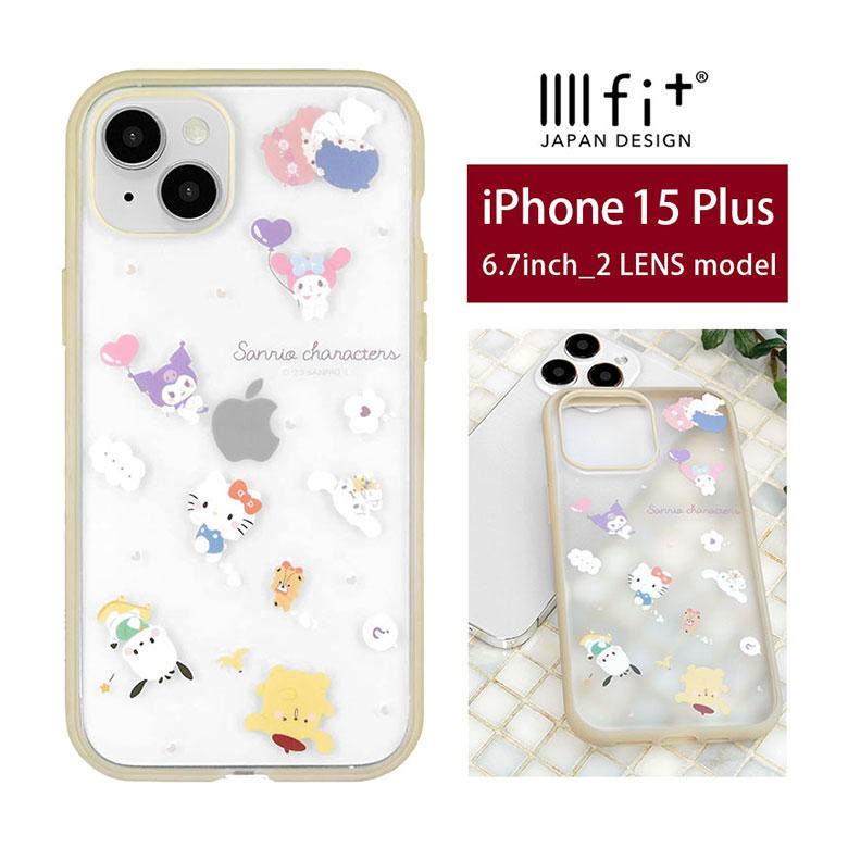 iPhone 15 Plus ケース サンリオ IIIIfit Clear iPhone15 plus