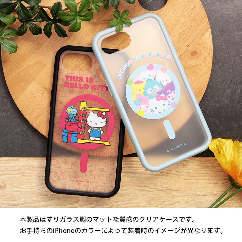 iPhone16e ケース サンリオキャラクターズ IIIIfit プランプフレーム