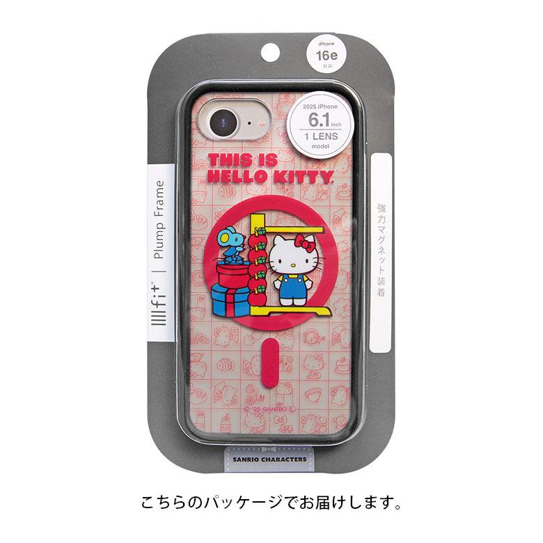 iPhone16e ケース サンリオキャラクターズ IIIIfit プランプフレーム