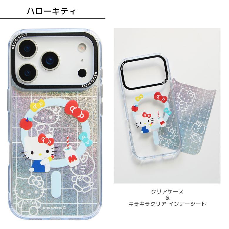 CASETIFY HELLO KITTY iPhone17Pro ケース iPhone17Proケース サンリオキャラクターズ MagSafe対応 Camera Frame