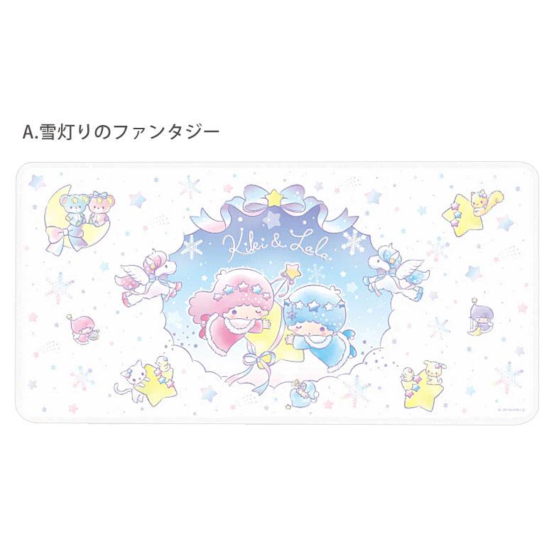 リトルツインスターズ キキララ デスクマット 30×60cm 大判