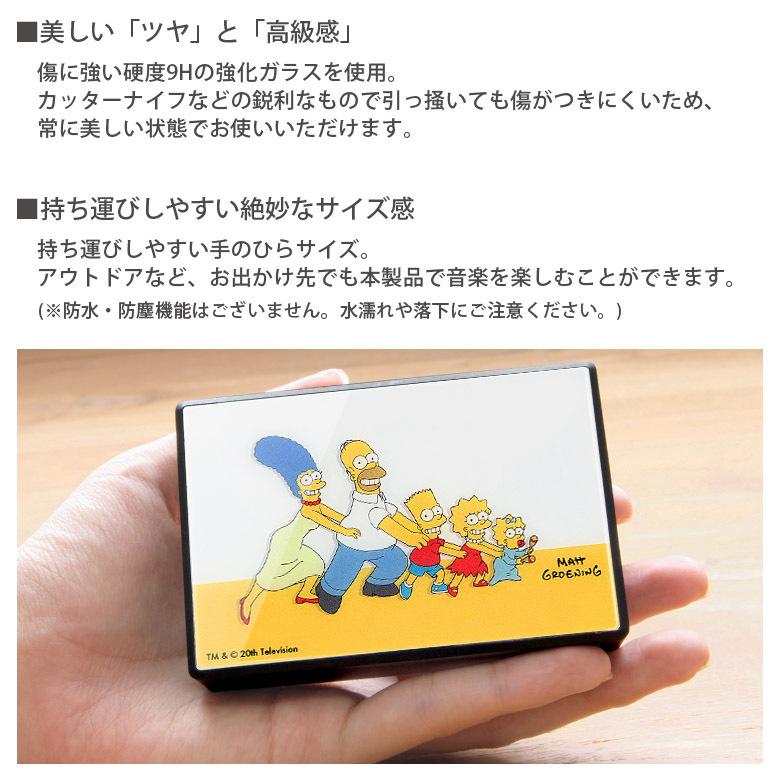 ワイヤレススピーカー Bluetooth ザ・シンプソンズ コンパクト スピーカー 無線 ガラスプレート スヌーピー　sim-10a |  | 01