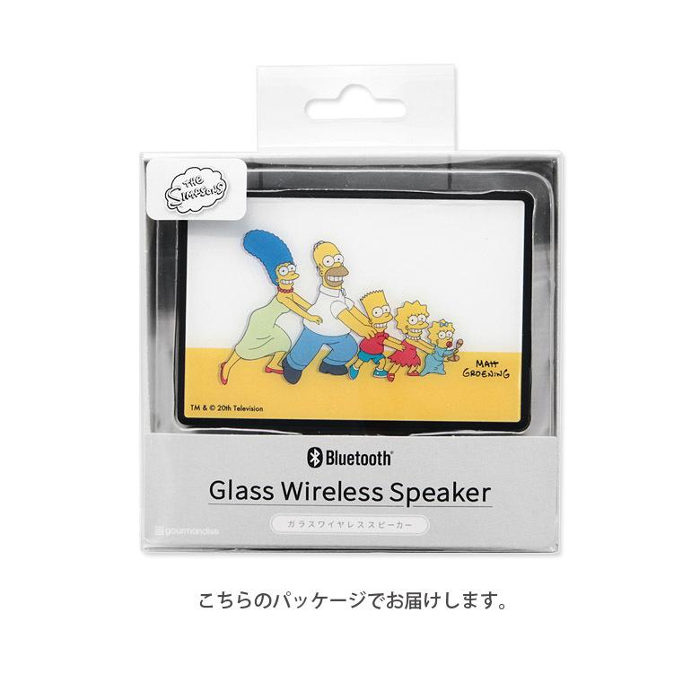 ワイヤレススピーカー Bluetooth ザ・シンプソンズ コンパクト スピーカー 無線 ガラスプレート スヌーピー　sim-10a |  | 03