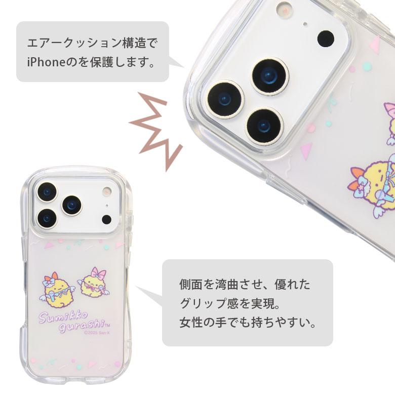 iPhone17Pro ケース すみっコぐらし アイフォン17プロ クリスタル