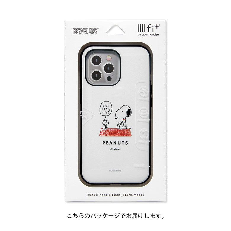 iPhone13 Pro ケース スヌーピー イーフィット IIIIfit