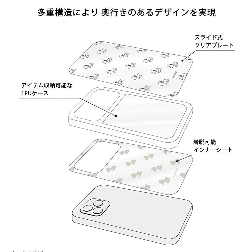 iphone14pro max ケース iphone13 pro max 12 Pro Max ピーナッツ 写真やカードが入る SHOWCASE+ 6.7インチ対応 クリア sng-710a |  | 08