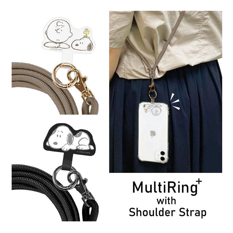 マルチリング プラス ストラップセット スヌーピー ピーナッツ スマホ