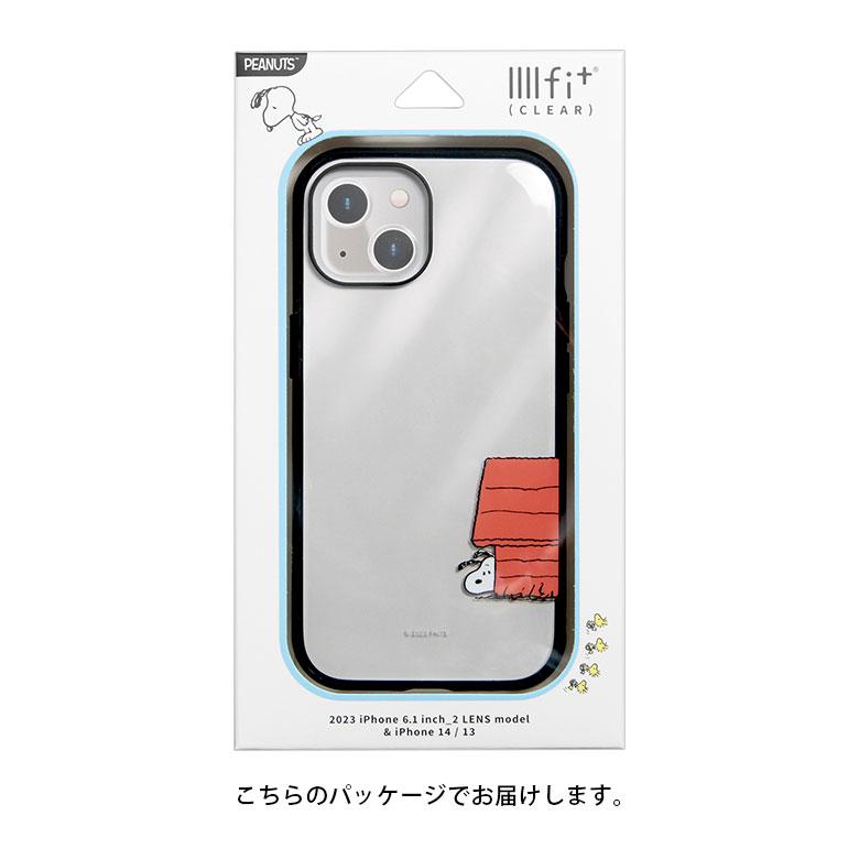 iPhone15 ケース スヌーピー クリア IIIIfit Clear スマホケース 携帯
