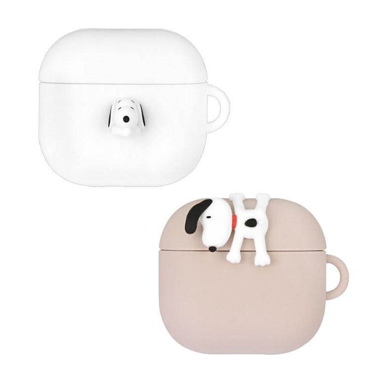 AirPods4 ケース ソフト スヌーピー Air Pods 4 ボールチェーン付き