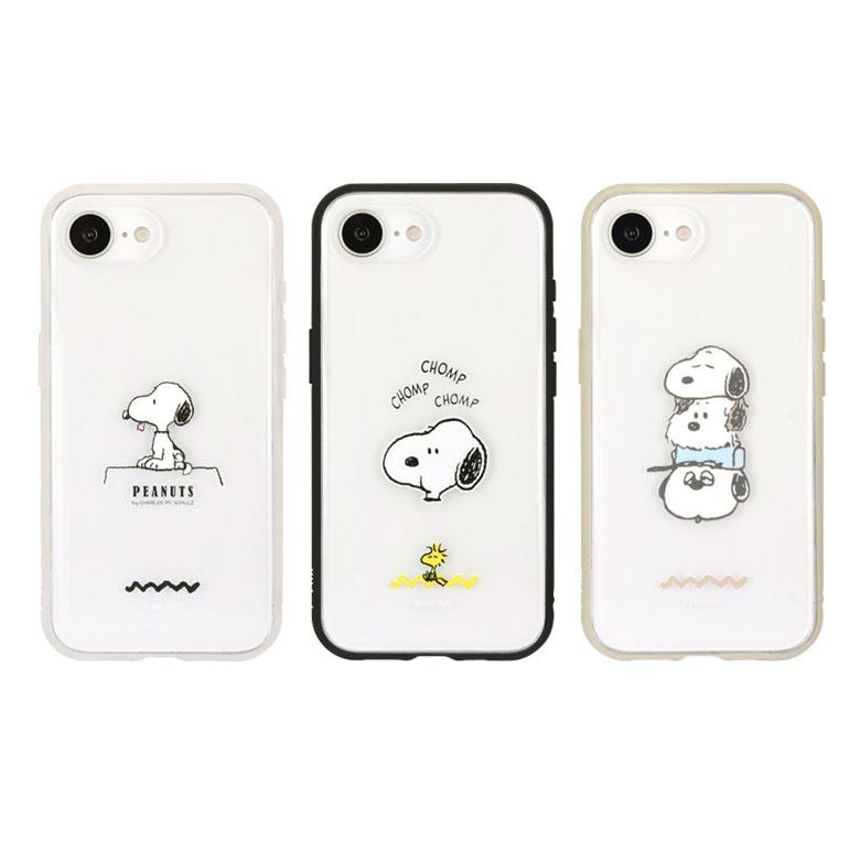 iPhone16e ケース スヌーピー ピーナッツ IIIIfit Clear スマホケース