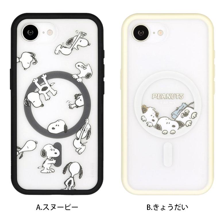 iPhone16e ケース スヌーピー ピーナッツ IIIIfit プランプフレーム