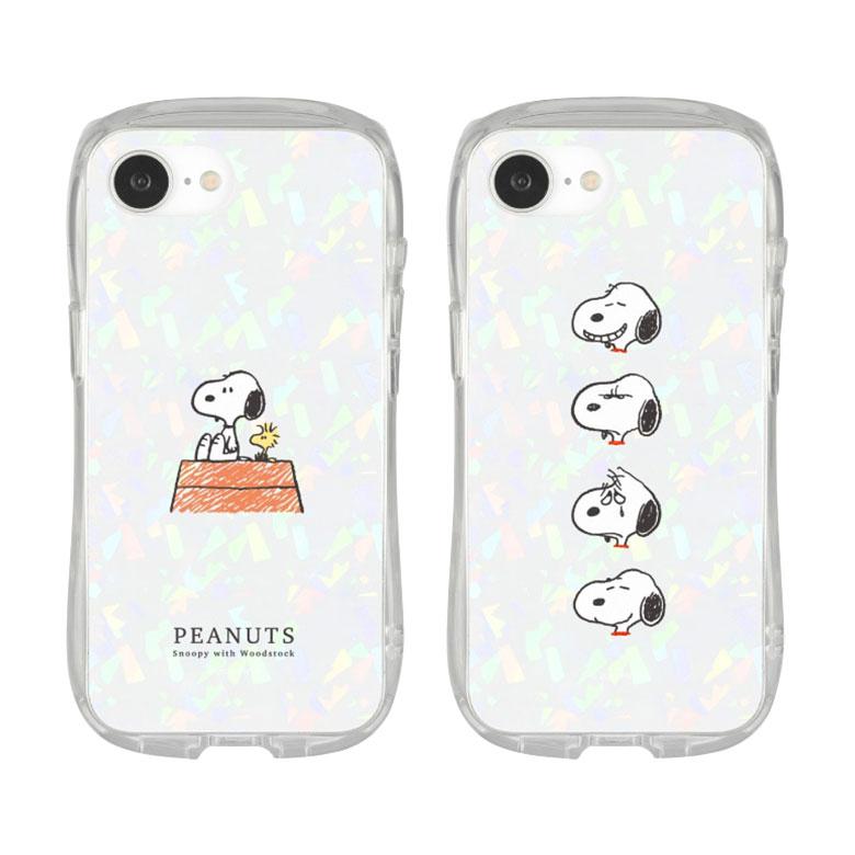 iPhone16e ケース スヌーピー ピーナッツ クリスタルクリア クリア