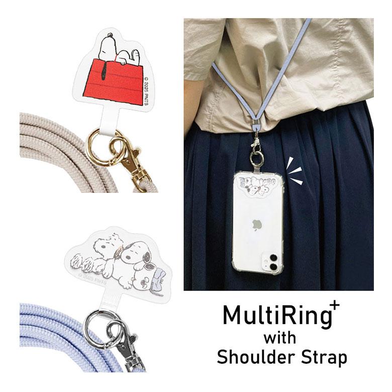 マルチリング プラス ストラップセット スヌーピー ピーナッツ スマホ