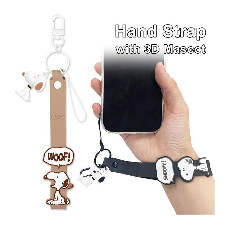 スマホストラップ 手首 ハンドストラップ スヌーピー ピーナッツ
