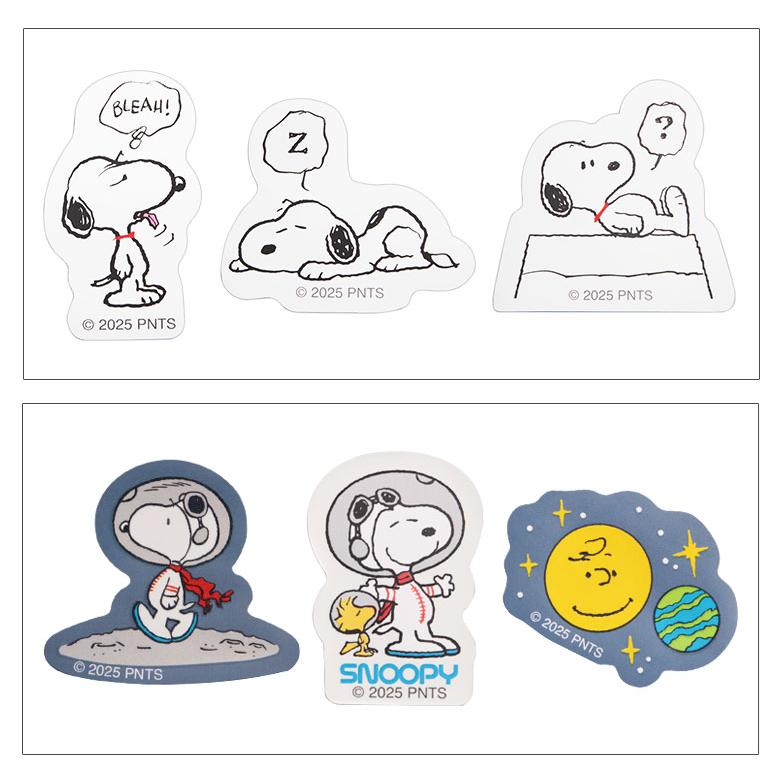モバイルステッカー ステッカーセット 3枚入り スヌーピー ピーナッツ