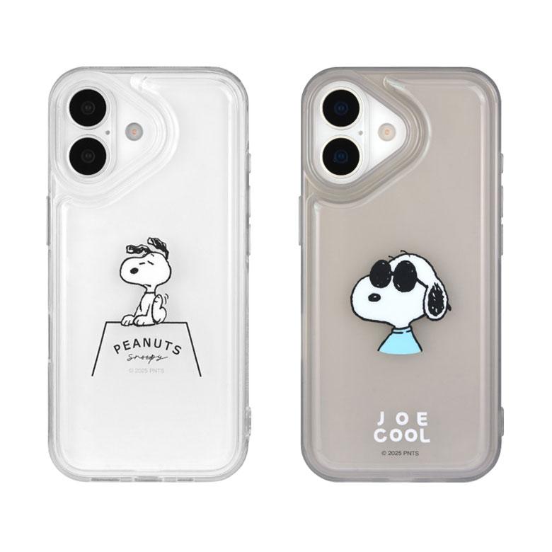 iPhone17 ケース スヌーピー ピーナッツ IIIIfit Clear クリアケース