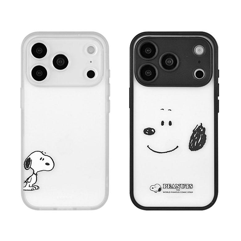 iPhone17Proケース ピーナッツ スヌーピー IIIIfit プランプフレーム