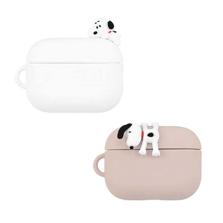 スヌーピー AirPods Pro 第3世代 シリコンケース ボールチェーン付き
