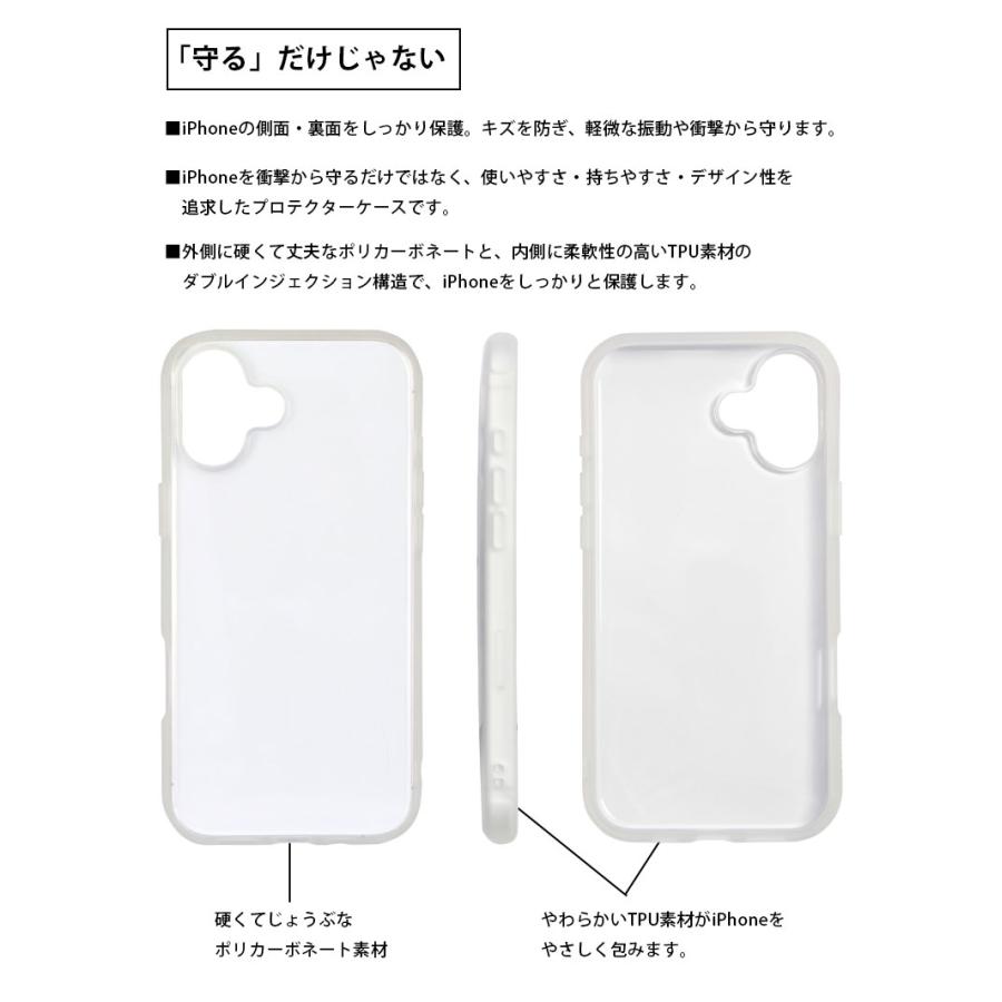 iPhone16Plus ケース クリア スヌーピーピーナッツ IIIIfit Clear 透明