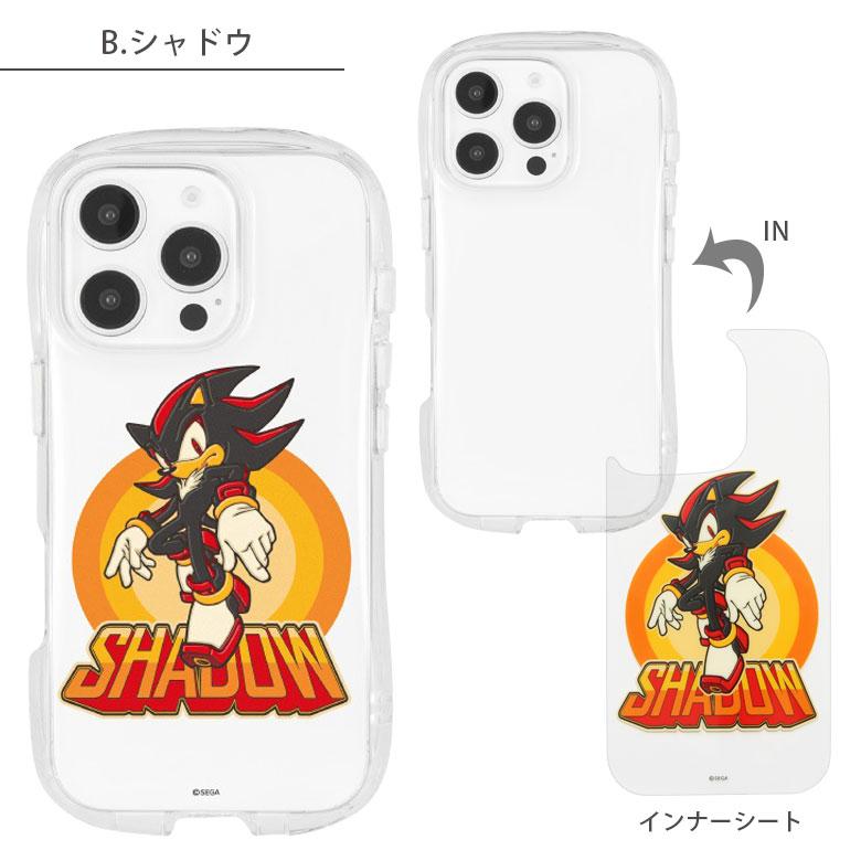 iPhone16Pro ケース ソニック・ザ・ヘッジホッグ クリスタルクリアケース ソフトカバー iPhone16 pro アイフォン16 プロ ss-02 |  | 07