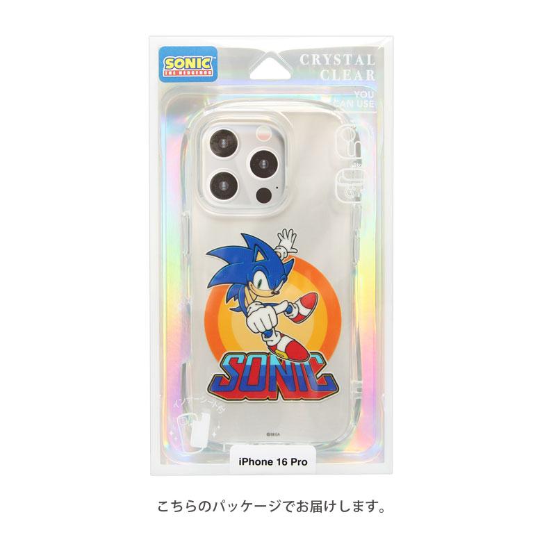 iPhone16Pro ケース ソニック・ザ・ヘッジホッグ クリスタルクリアケース ソフトカバー iPhone16 pro アイフォン16 プロ ss-02 |  | 08