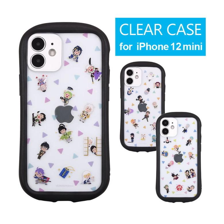 iPhone12 mini ケース 刀剣乱舞 クリアケース わくわく本丸スタンプ スマホケース iPhone12 mini アイフォン12 mini ミニ ケース tkr-08 | 