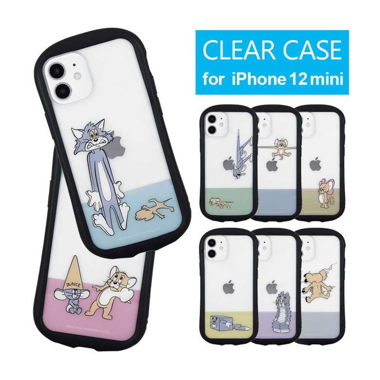 iPhone12 mini ケース トムアンドジェリー クリア スマホケース iPhone12 mini アイフォン12 mini ミニ ケース カバー クリア tmj-100 | 