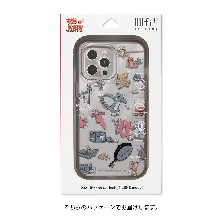 iPhone 13 Pro ケース クリア トムとジェリー イーフィット
