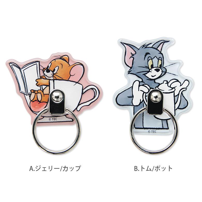 スマホリング トムとジェリーキャラクター リングスタンド 落下防止トムジェリ リング スマホスタンド かわいい  tmj-150 |  | 02