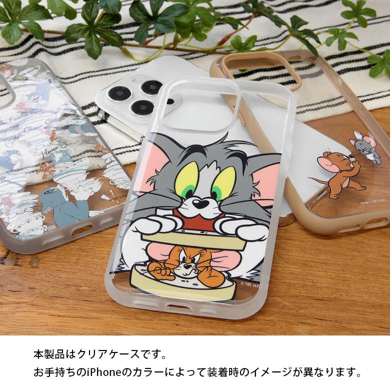 iphone14proケース トムとジェリー IIIIfit Clear クリア iPhone 14