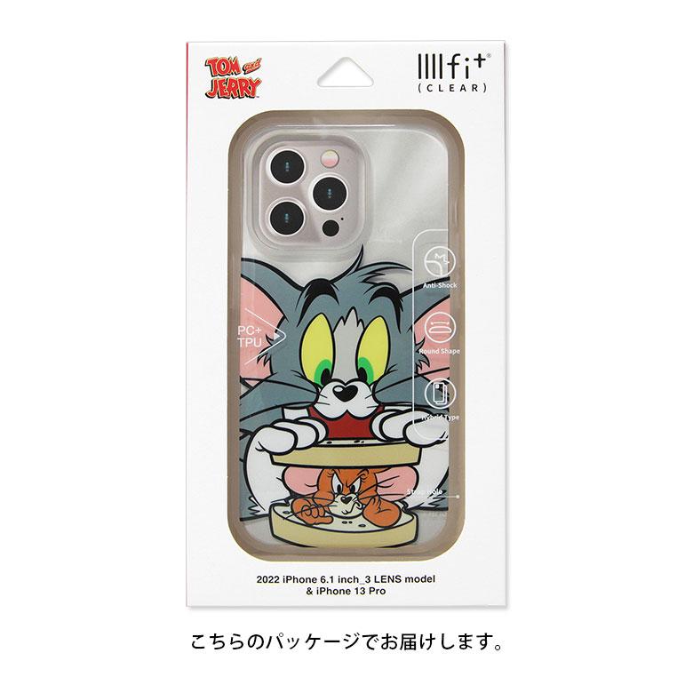 iphone14proケース トムとジェリー IIIIfit Clear クリア iPhone 14