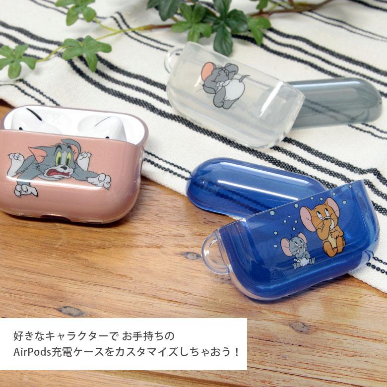 AirPods Pro2 ケース 第2世代 トムとジェリー ソフト クリア