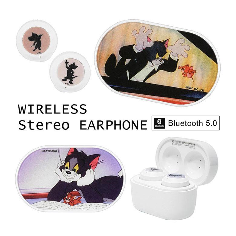 ワイヤレスイヤホン Bluetooth 5.0 トムとジェリー ステレオ