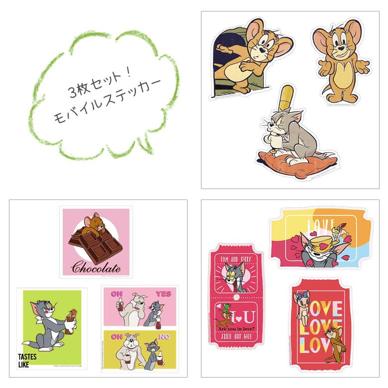 ステッカー モバイルステッカー トムとジェリー デコレーションシール