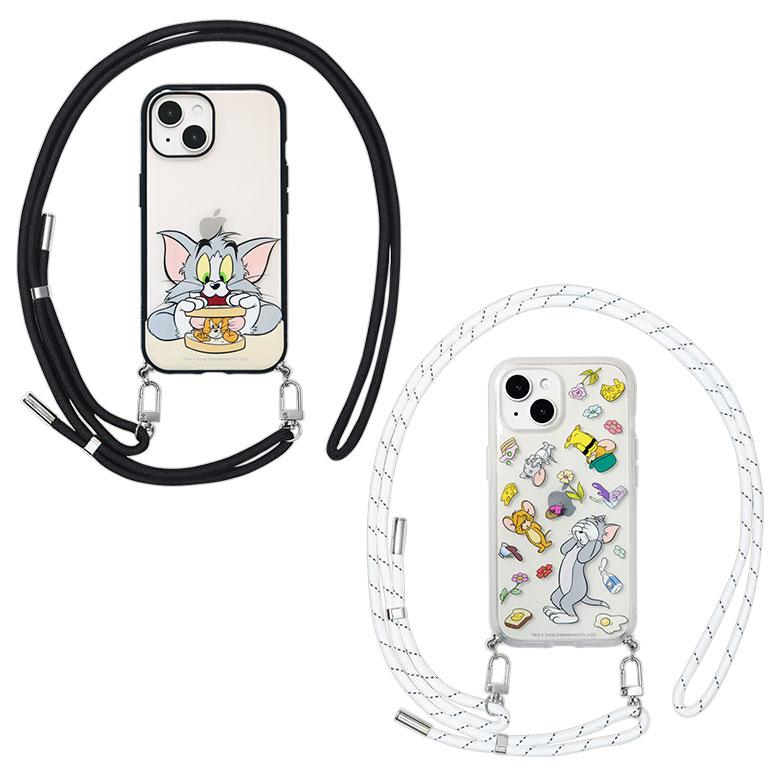 iPhone15 ケース ショルダー トムとジェリー IIIIfit Loop ストラップ紐付き 携帯ケース アイフォン15 iphoneケース アイホン15ケース 14 13 |  | 01