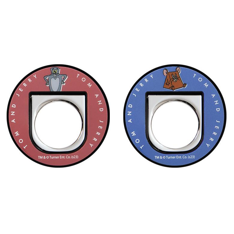 スマホリング MagSafe対応 トムとジェリー リング スタンド マグセーフ iPhone15 iPhone14 iPhone13 キャラクター マグネット スマホスタンド |  | 01