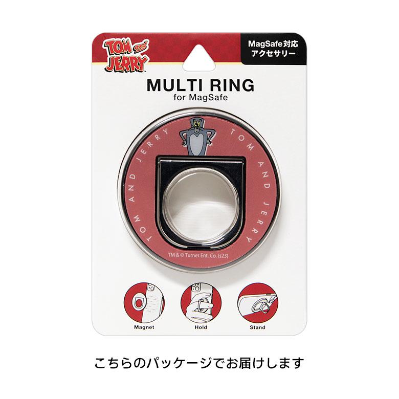 スマホリング MagSafe対応 トムとジェリー リング スタンド マグセーフ iPhone15 iPhone14 iPhone13 キャラクター マグネット スマホスタンド |  | 06