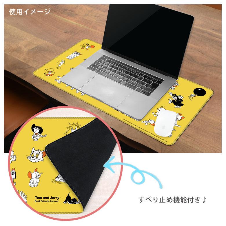 デスクマット 30cm×60cm トムとジェリー 光学式マウス対応 おしゃれ