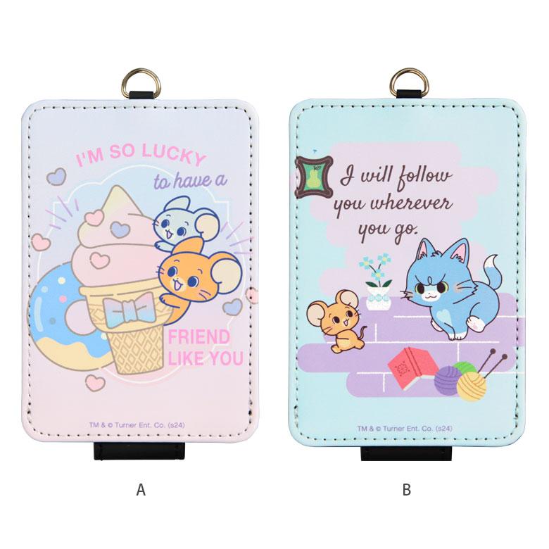 パスケース キャラクター とむとじぇりーごっこ IC カードケース 通勤 通学 アニメ かわいい 総柄 キャラクター ストラップ付き ICカード入れ 定期入れ |  | 03