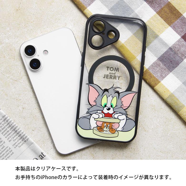 iPhone17 ケース トムとジェリー MagSafe対応 IIIIfit プランプフレーム クリア ハイブリッド アイフォン17 tmj-265a |  | 04