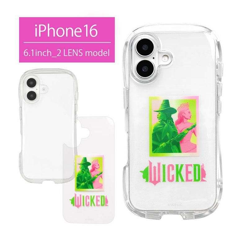iPhone16 ケース クリスタルクリア ソフトWICKED カバー iPhone 16 アイフォン アイホン16 カバー 耐衝撃 かわいい 透明ケース クリアケース | 