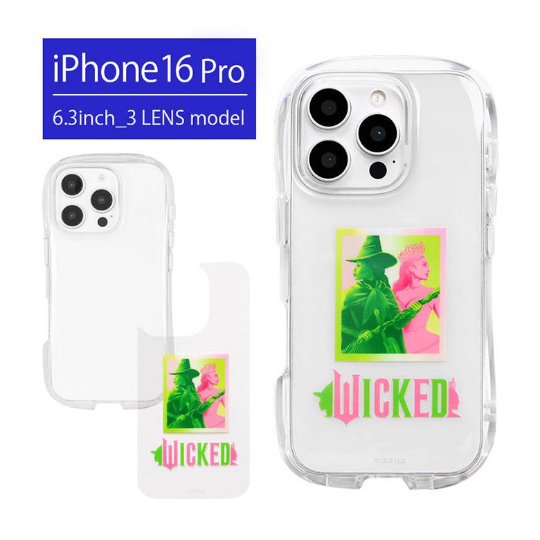 GODONLYKNOWS スマホケース　iPhone16pro iPhone16Pro ケース クリスタルクリア WICKED ソフト iPhone16 プロ