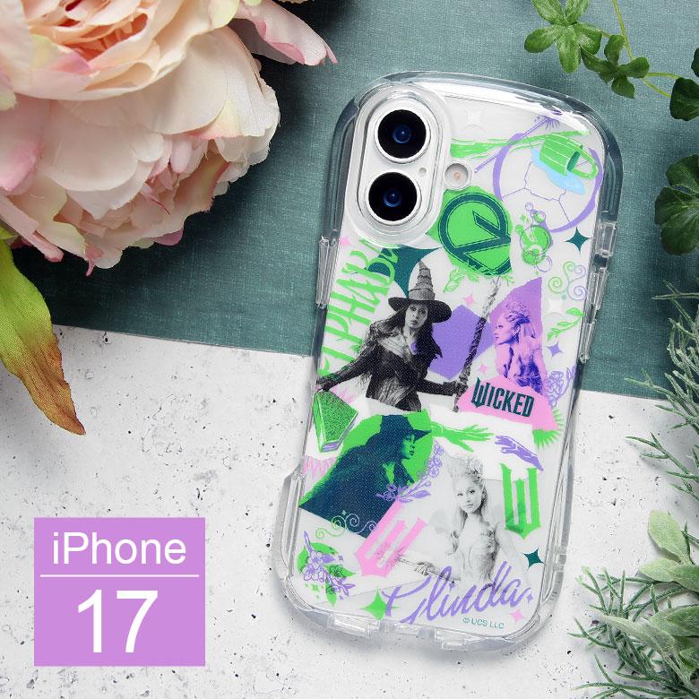 WICKED　iPhone 17 クリスタルクリアケース ソフトカバー iPhone17 アイフォン17　wkd-08a | 