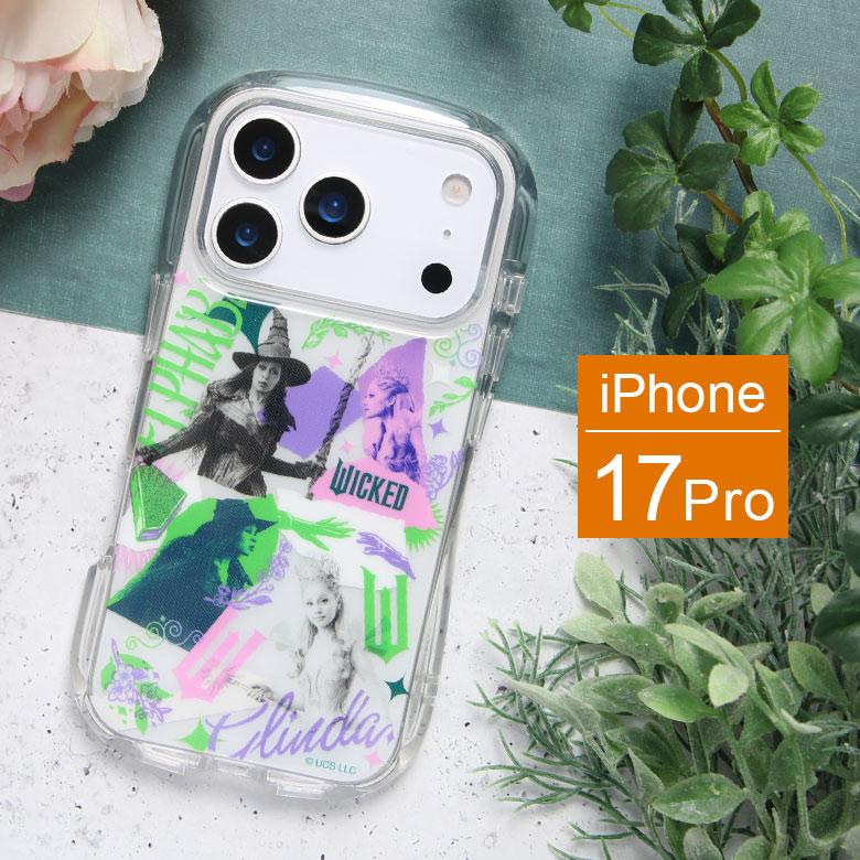 WICKED iPhone17Pro ケース クリスタルクリア クリアケース 透明