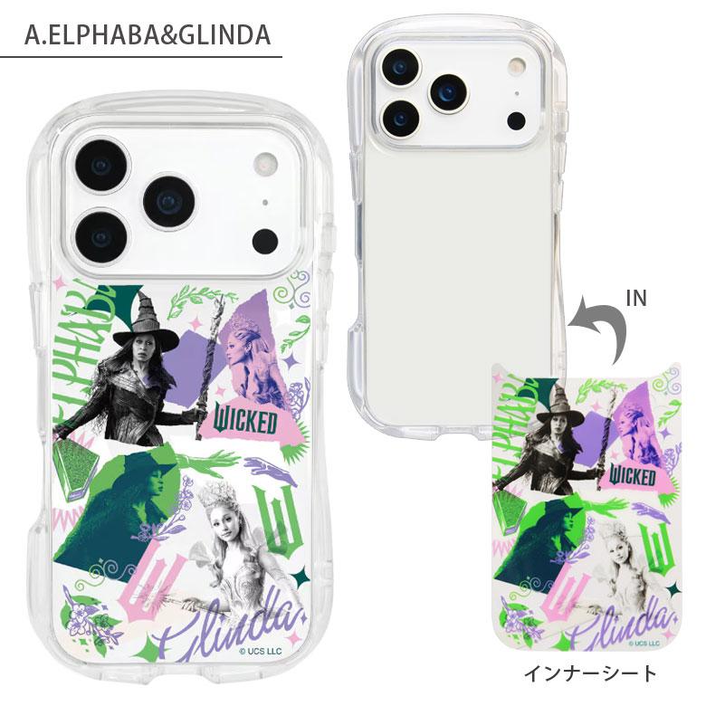 WICKED iPhone17Pro ケース クリスタルクリア クリアケース 透明